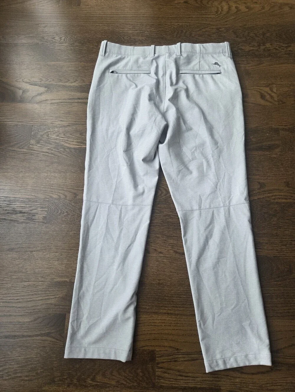 Tommy Bahama Men's Light Gray Casual Pants - Classic Straight Fit Sz.35×30